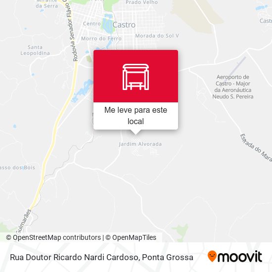 Rua Doutor Ricardo Nardi Cardoso mapa