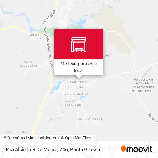 Rua Alcindo R De Moura, 246 mapa