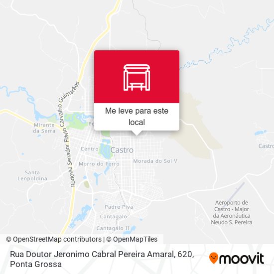 Rua Doutor Jeronimo Cabral Pereira Amaral, 620 mapa