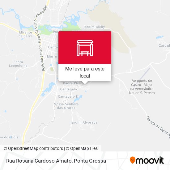 Rua Rosana Cardoso Amato mapa