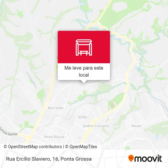 Rua Ercílio Slaviero, 16 mapa