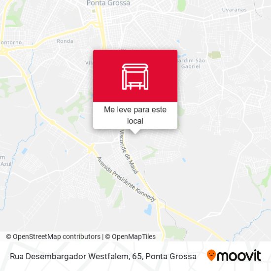 Rua Desembargador Westfalem, 65 mapa