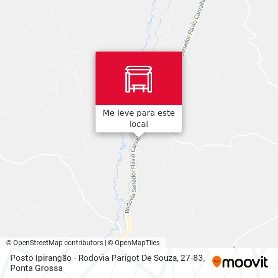 Posto Ipirangão - Rodovia Parigot De Souza, 27-83 mapa