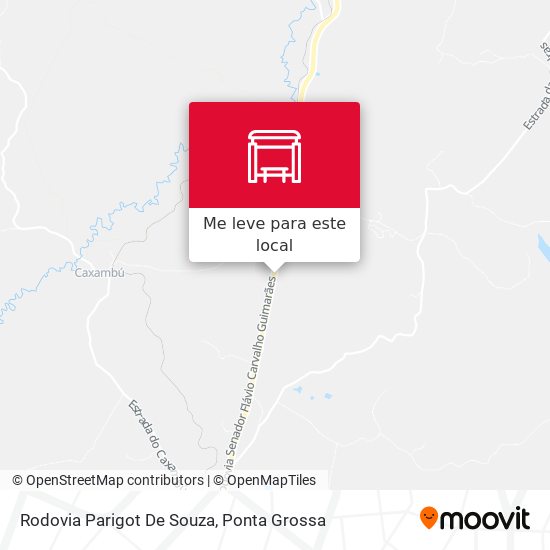 Rodovia Parigot De Souza mapa