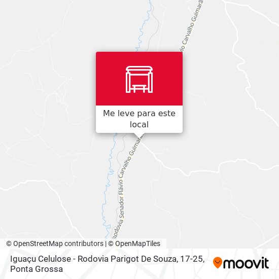 Iguaçu Celulose - Rodovia Parigot De Souza, 17-25 mapa