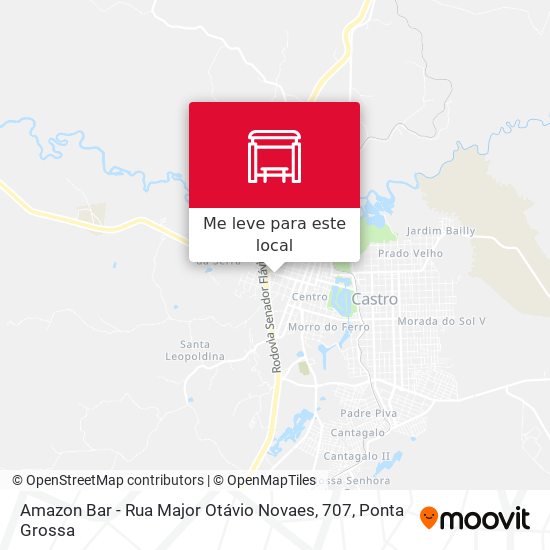 Amazon Bar - Rua Major Otávio Novaes, 707 mapa