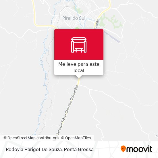 Rodovia Parigot De Souza mapa