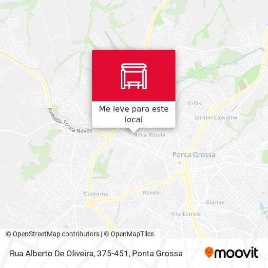 Rua Alberto De Oliveira, 375-451 mapa