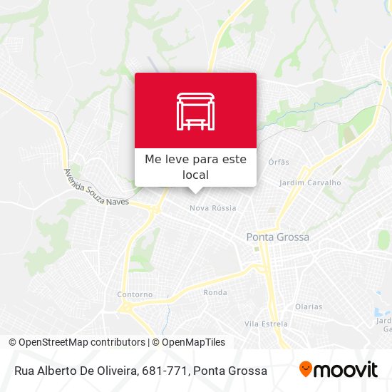 Rua Alberto De Oliveira, 681-771 mapa