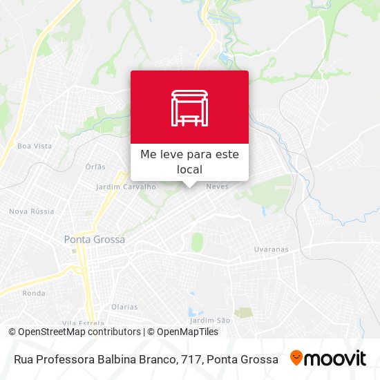 Rua Professora Balbina Branco, 717 mapa