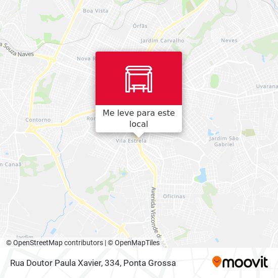 Rua Doutor Paula Xavier, 334 mapa