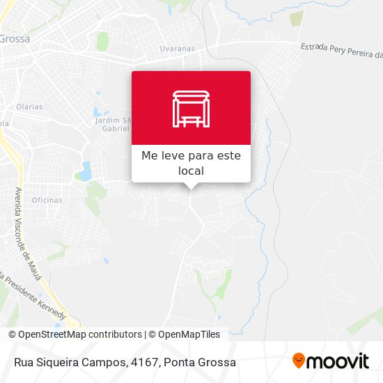 Rua Siqueira Campos, 4167 mapa