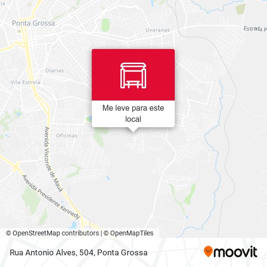 Rua Antonio Alves, 504 mapa