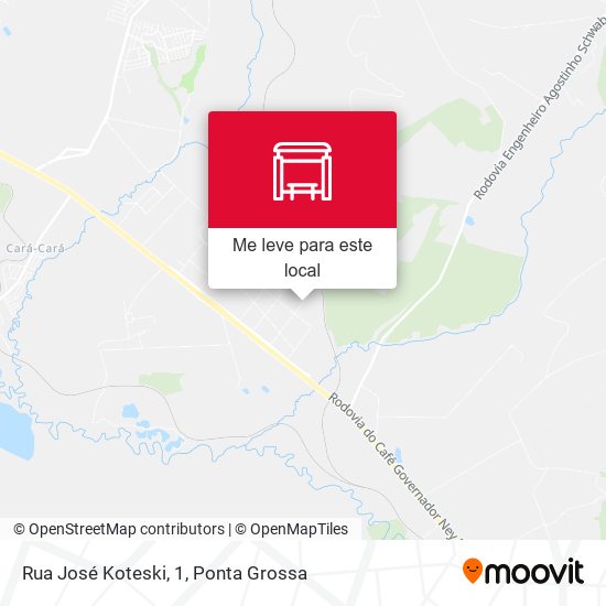 Rua José Koteski, 1 mapa