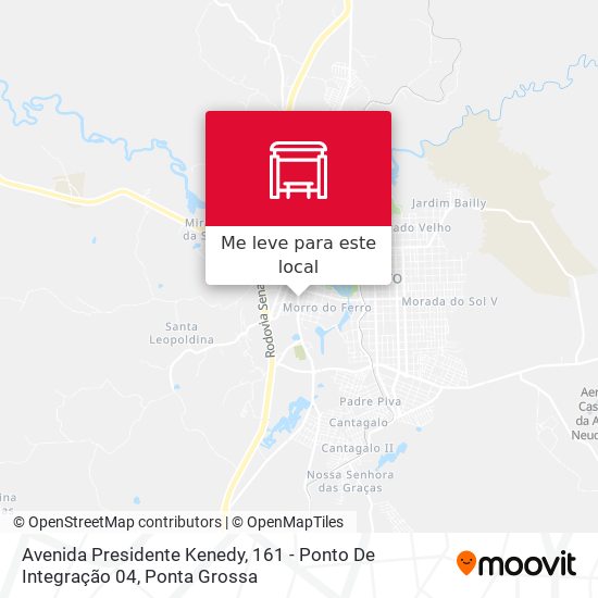 Avenida Presidente Kenedy, 161 - Ponto De Integração 04 mapa