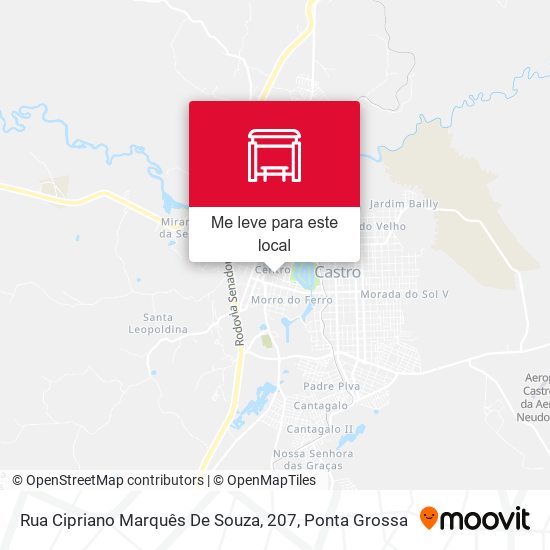 Rua Cipriano Marquês De Souza, 207 mapa
