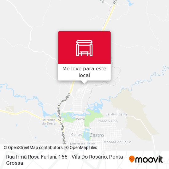 Rua Irmã Rosa Furlani, 165 - Vila Do Rosário mapa