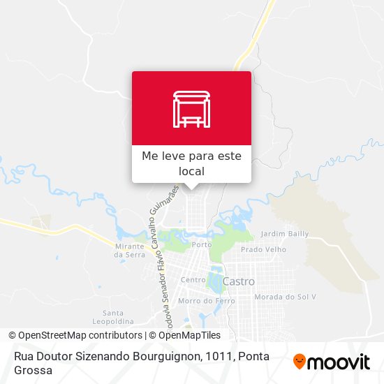 Rua Doutor Sizenando Bourguignon, 1011 mapa