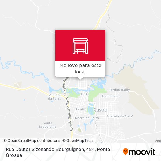 Rua Doutor Sizenando Bourguignon, 484 mapa