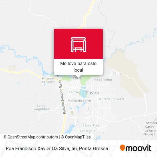 Rua Francisco Xavier Da Silva, 66 mapa