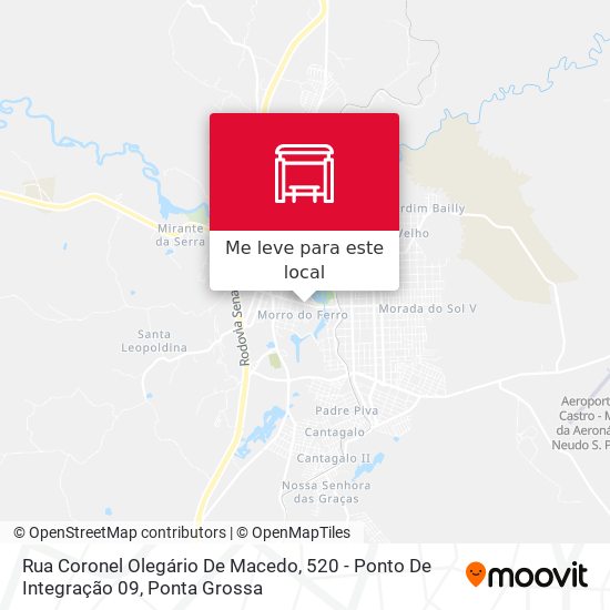 Rua Coronel Olegário De Macedo, 520 - Ponto De Integração 09 mapa