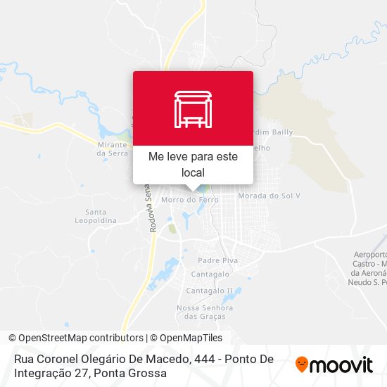 Rua Coronel Olegário De Macedo, 444 - Ponto De Integração 27 mapa