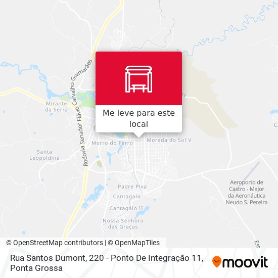 Rua Santos Dumont, 220 - Ponto De Integração 11 mapa