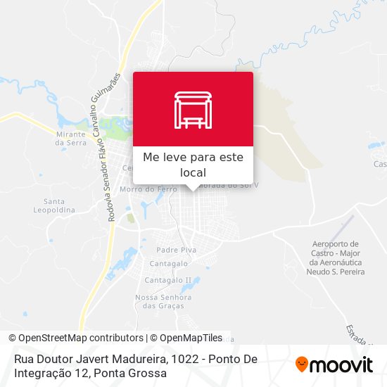 Rua Doutor Javert Madureira, 1022 - Ponto De Integração 12 mapa