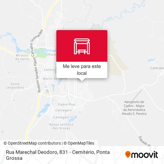 Rua Marechal Deodoro, 831 - Cemitério mapa