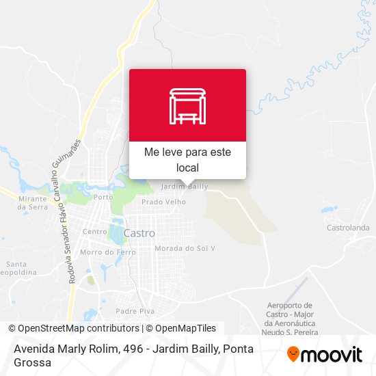 Avenida Marly Rolim, 496 - Jardim Bailly mapa