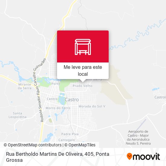 Rua Bertholdo Martins De Oliveira, 405 mapa