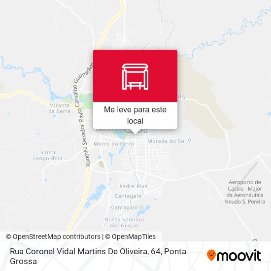 Rua Coronel Vidal Martins De Oliveira, 64 mapa