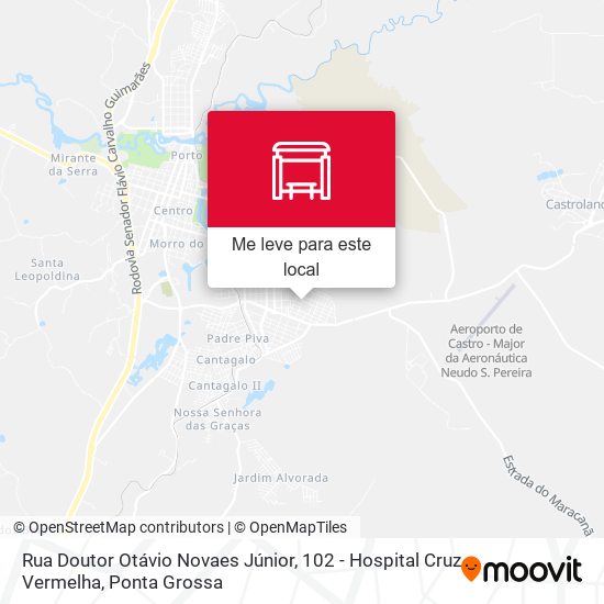 Rua Doutor Otávio Novaes Júnior, 102 - Hospital Cruz Vermelha mapa