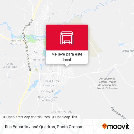 Rua Eduardo José Quadros mapa