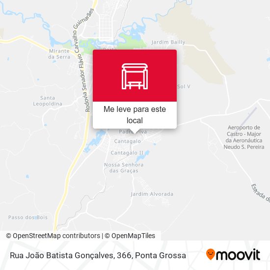 Rua João Batista Gonçalves, 366 mapa