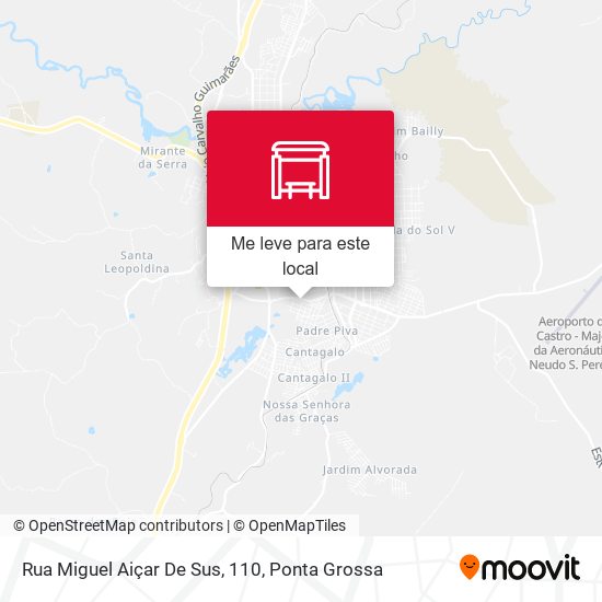 Rua Miguel Aiçar De Sus, 110 mapa