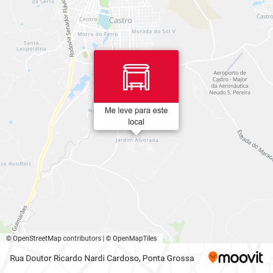 Rua Doutor Ricardo Nardi Cardoso mapa