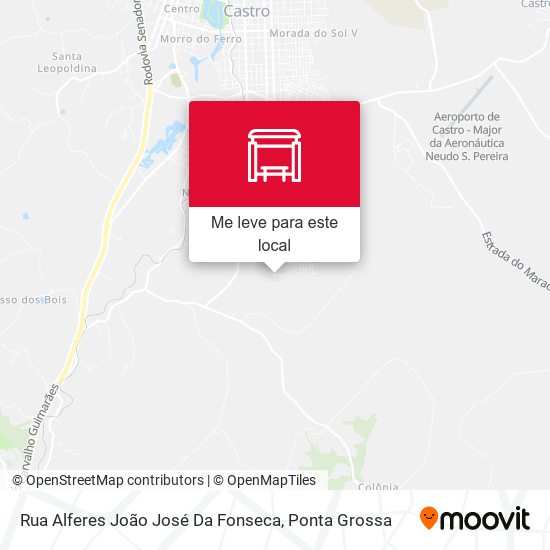 Rua Alferes João José Da Fonseca mapa