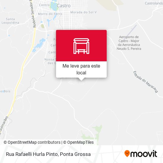 Rua Rafaelli Hurla Pinto mapa