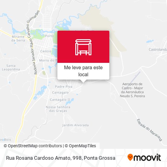 Rua Rosana Cardoso Amato, 998 mapa