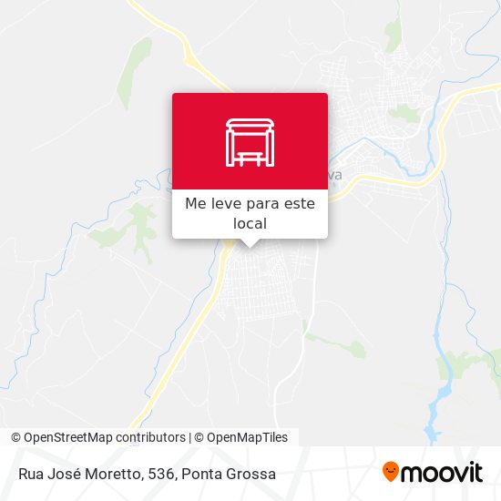 Rua José Moretto, 536 mapa