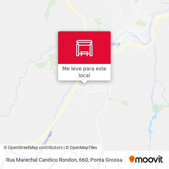 Rua Marechal Candico Rondon, 660 mapa