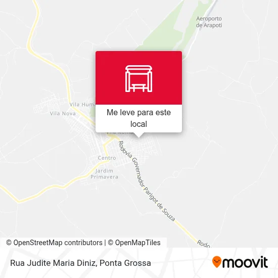 Rua Judite Maria Diniz mapa