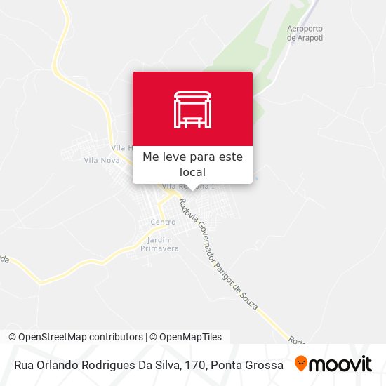 Rua Orlando Rodrigues Da Silva, 170 mapa