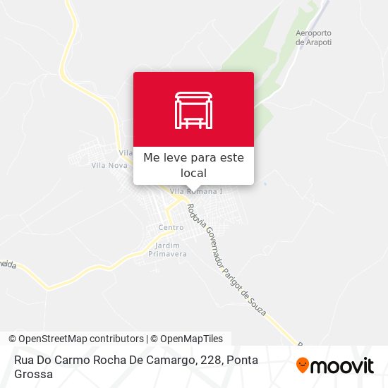 Rua Do Carmo Rocha De Camargo, 228 mapa