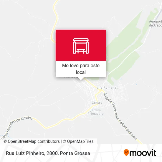 Rua Luiz Pinheiro, 2800 mapa
