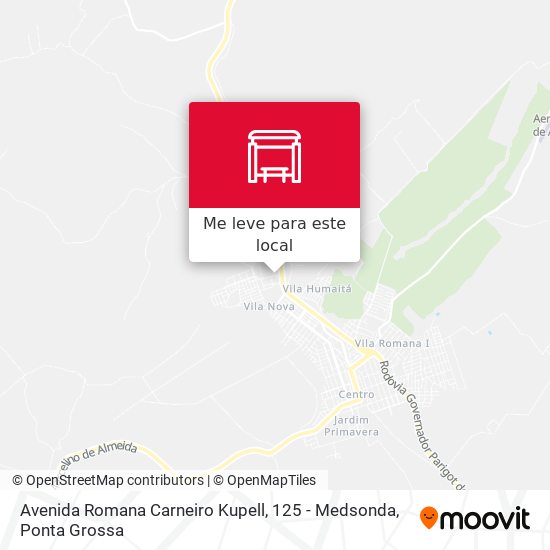 Avenida Romana Carneiro Kupell, 125 - Medsonda mapa