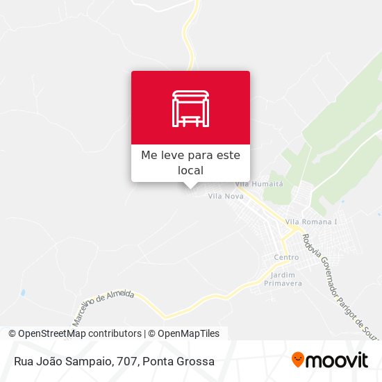 Rua João Sampaio, 707 mapa