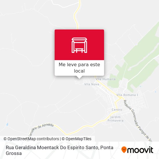 Rua Geraldina Moentack Do Espirito Santo mapa