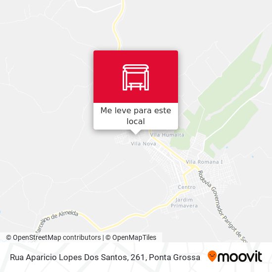 Rua Aparicio Lopes Dos Santos, 261 mapa